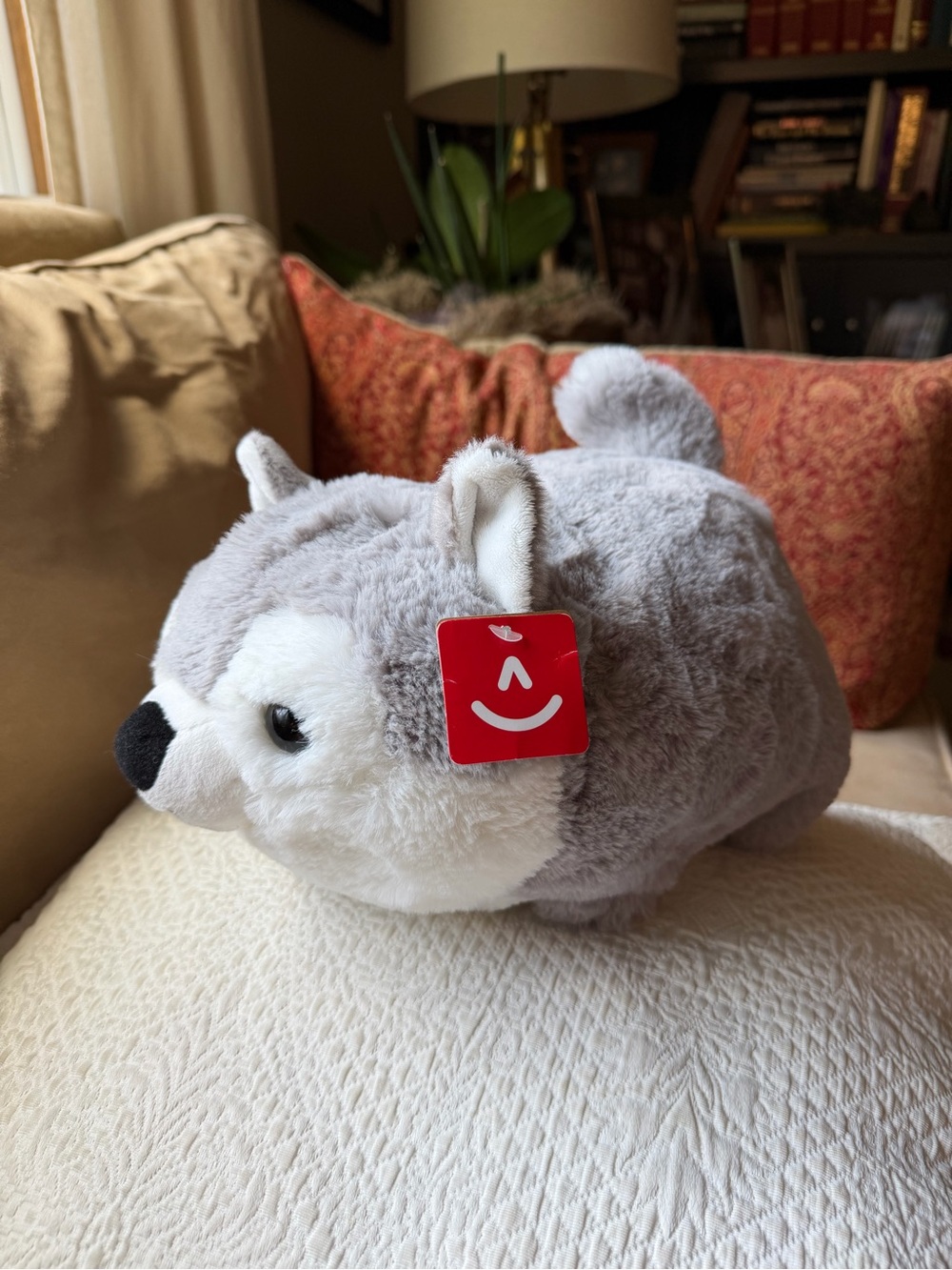 Aurora World Husky Plush - Round Chunky Style, NWT